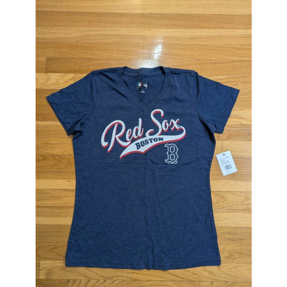 Boston Red Sox NWT Women's Short Sleeve V-neck Tee Large - Picture 7 of 11